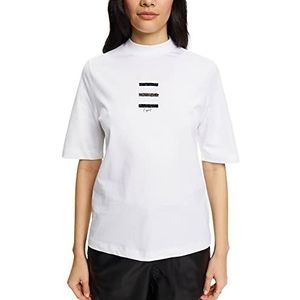 ESPRIT Collection T-shirt met fonkelende sierstenen, wit, L