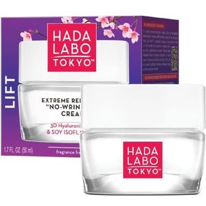 Hada Labo Tokyo Skincare Anti-aging crème voor dames, 50 ml, dag- en nachtcrème met collageen en retinol voor gezichtsverzorging, gezichtscrème voor dames, 40+