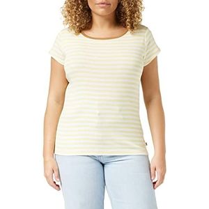 edc by ESPRIT T-shirt voor dames, 770/Pastel Yellow, XL