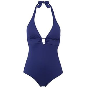 s.Oliver RED LABEL Beachwear LM Badpak voor dames, marineblauw, 38