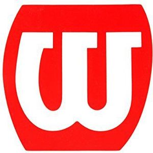 Wilson Logo-maker, Stencil W, voor Squash/Badminton-racket, rood, X0016