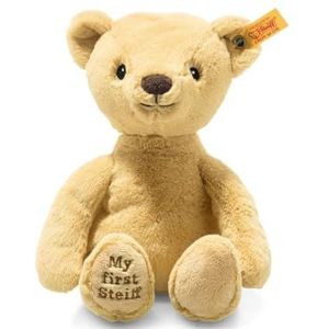 Steiff 242120 Soft Cuddly Friends My First Teddybeer, 26 cm, knuffeldier voor baby's, goudblond (242120), beige, 144 g