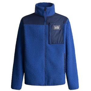 Pepe Jeans - Heren Sherpa Fleece Hybrid Knitwear - Blauw (Eton Blauw)
