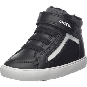 Geox Baby-jongens B Gisli Boy F Sneaker, Black Dk Grey, 20 EU