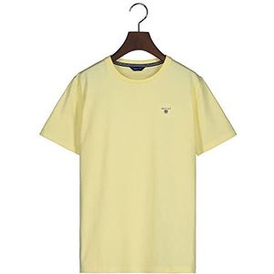 GANT Originele SS T-shirt voor jongens, lemon, standaard, lemon, 176 cm