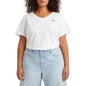 Levi's dames Plus Size V-Neck Tee, Bright White, 4XL