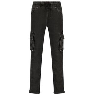 Vingino Davino Cargo Jeans voor jongens, Donkergrijs vintage, 5 Jaar