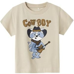 NAME IT Jongens Nmmkai Ss Nreg Top Box, Peyote, 104