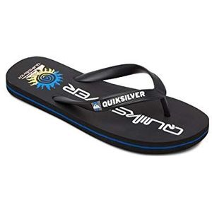 Quiksilver Molokai Arch Print Youth Flip-Flop voor jongens, Black Blue Black, 29 EU