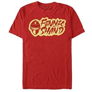 Star Wars Book of Boba Fett - Fennec Shand Text Logo Unisex Crew neck T-Shirt Red M