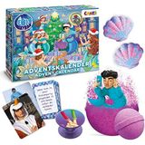 CRAZE - 40522 Adventskalender 2022 kinderen, Tiktok-Star Emir Bayrak zeemeermin speelgoed, kerstkalender kinderen met INKEE badballen, compund mix en exclusieve inhoud,Multi kleuren