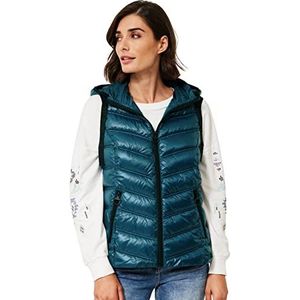 Cecil Dames B220124 gewatteerde vest, petrol blauw, XS, petrol, XS
