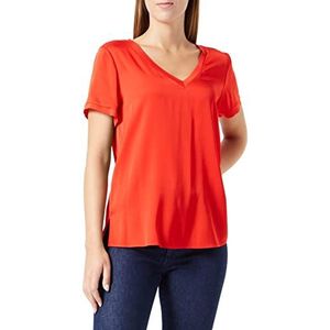 HUGO Dames Cavari-1 shirt, medium rood 612, 8