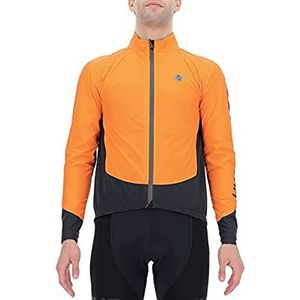 UYN Heren Packable functionele jas, oranje/zwart, M