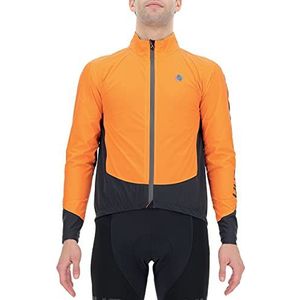 UYN Heren Packable functionele jas, oranje/zwart, L