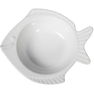 'HOLST Porselein Vis ""Nemo Soepkom 21 cm Wit 21 x 19 x 5 cm