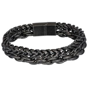 iXXXi Men Roestvrij stalen Heren armband Hawaii Zwart | 21.5cm