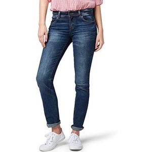 TOM TAILOR Dames jeans 202212 Alexa Straight, 10281 - Mid Stone Wash Denim (new), 33W / 32L