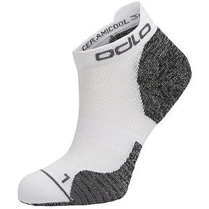 Odlo Socks Low Ceramicool Run 3 Pack Shorts, wit, 36-38 Unisex