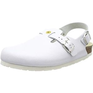 Weeger ESD klompen werkschoenen van unisex, Wit, 44 EU
