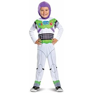 Disney Pixar Officieel Buzz Lightyear kostuum voor kinderen van 3 tot 8 jaar, maat XS, S, M
