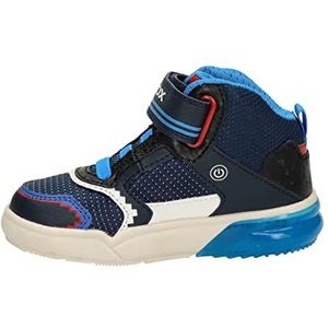 Geox J Grayjay Boy B Sneakers voor jongens, Navy Lt Blue., 34 EU