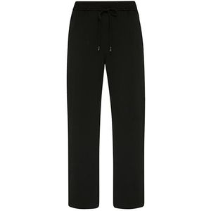 Broek - Gevoerde Zoom - Harembroek - Effen - Viscose, Wide Leg, High Waist