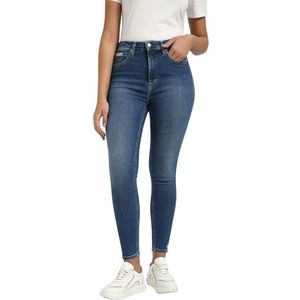 Calvin Klein Jeans Dames HIGH Rise Super Skinny Enkel J20J224037, Skinny, Denim, 30W, Denim (Denim Medium), 30W