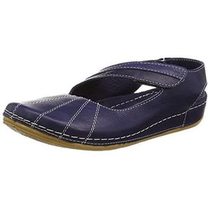 Andrea Conti Dames 0021562 gesloten sandalen met sleehak, donkerblauw 017, 42 EU