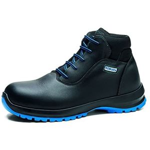 ROBUSTA Veiligheidsschoenen, Ebano VLCO S3+Ci+SRC NO metaal textiel 36/48 uniseks volwassenen, zwart, 44 EU, Blanco Y Gris