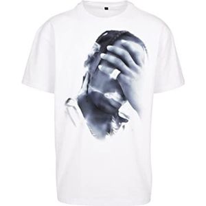 Mister Tee Heren 4 AM oversized T-shirt wit XS, wit, XS