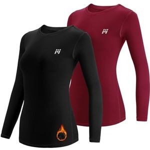 MEETWEE Thermisch Ondergoed Functioneel Ondergoed Dames, Ski Ondergoed Winter Set Ademend Lang Thermisch Ondergoed Tops Thermisch Ondergoed Ondergoed Onderhemd