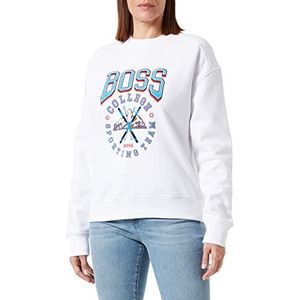 BOSS Dames Sweatshirt, Wit, XS