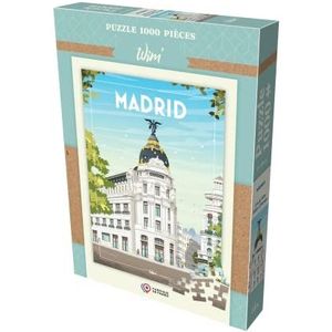 Gigamic - Puzzel Madrid Wim' 1000 stukjes, PWMAD