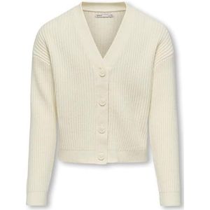 KIDS ONLY - KOGMANDY LS SHORT BOXY CARDIGAN - Birch - Vest