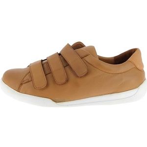 Andrea Conti Lage sneakers voor dames, cognac/brandy, 36 EU, cognac brandy, 36 EU