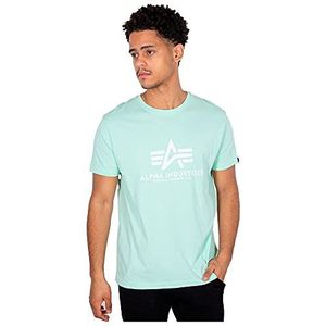 Alpha Industries - Basic - T-shirt - Zwart - 100% Katoen, Ronde Hals, 160 g/m²