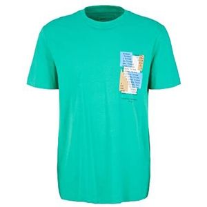 TOM TAILOR Denim Uomini T-shirt 1035582, 31040 - Fresh Peppermint, M