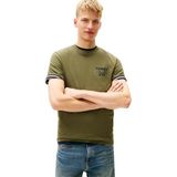 Tommy Jeans Shirt  navy / olijfgroen