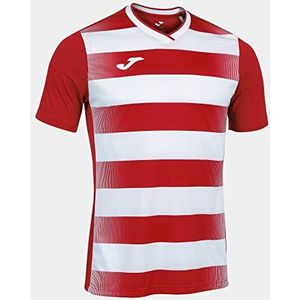 Joma T-shirt merk model T-shirt korte mouwen Europa V rood wit
