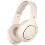 Trevi DJ 12E60 BT Headset Bedraad en draadloos Hoofdband Oproepen/muziek USB Type-C Bluetooth Crème