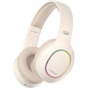 Trevi DJ 12E60 BT Headset Bedraad en draadloos Hoofdband Oproepen/muziek USB Type-C Bluetooth Crème