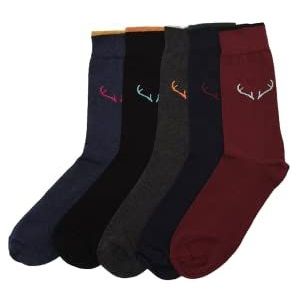 Trendyol Man met slogan 5 pack gebreide sokken, zeer kleurrijk, Tek Ebat, Zeer kleurrijk, One Size
