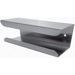 GIMA Handschoendispenser van roestvrij staal. Bevat een standaard box met 100 handschoenen. Gemaakt van roestvrij staal. Kan gemakkelijk aan de muur worden bevestigd (schroeven meegeleverd).