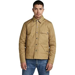 G-STAR RAW Postino Quilted Overshirt voor heren, bruin (Fennel Seed D20161-9706-c961), XL