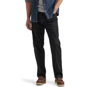 Wrangler Comfortabele jeans met ontspannen pasvorm met flexibele taille, donker denim, 38W x 34L voor heren, Donker denim, 38W / 34L