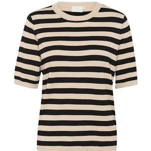 Pullover - Regular Fit - Zwart - Offwhite