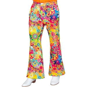 Widmann - Jaren 60 broek voor heren, hippie, Reggae, Flower Power, Disco Fever, Schlagermove