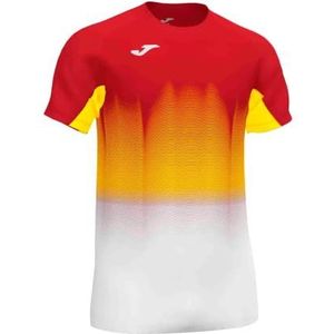 Joma Elite VII loopshirt met korte mouwen, voor heren, rood/wit, L