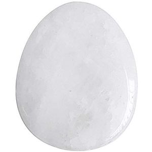 Lovionus89 Witte kristal kristal duim steen waterdruppels chakra stenen Reiki helende palm steen voor ontspanning